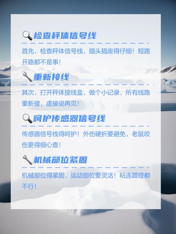 地磅常见故障排除方法(地磅故障快速排除指南)-第3张图片-地磅秤之家